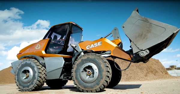 CASE Construction Equipment unveils methane-powered wheel loader concept