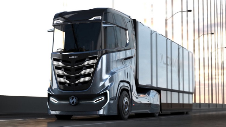 Nikola unveils electric versions of two semi trucks