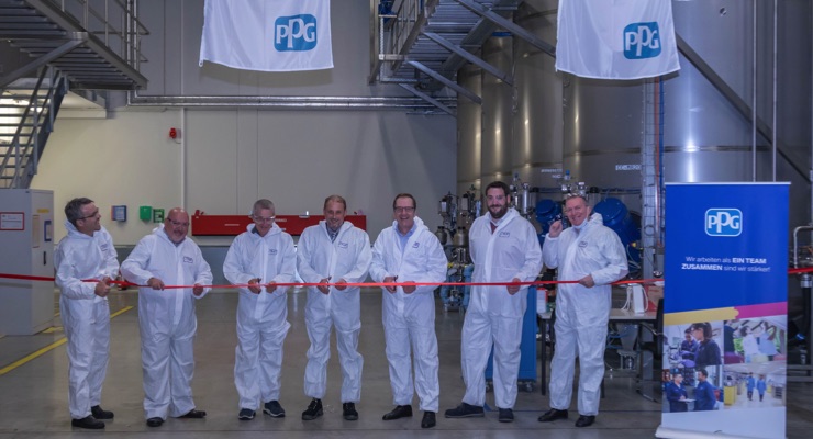 PPG expands automotive OEM coatings production in Germany