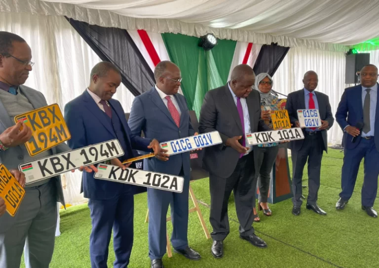 Kenya introduces digital vehicles number plates to curb tax evation and crime