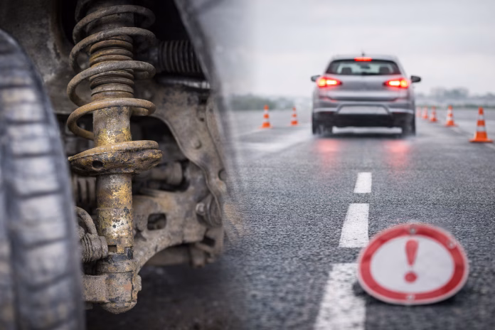 worn shock absorbers : Did you know worn shock absorbers can increase braking distance by up to 20%? Learn how they impact safety on the road