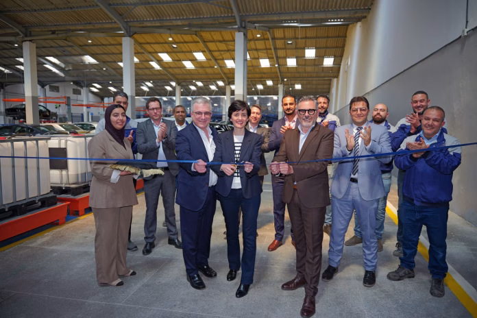 Ribbon Cutting Ribbon cutting - Stellantis opens its first vehicle dismantling centre in Africa and the Middle East, enhancing its circular economy strategy