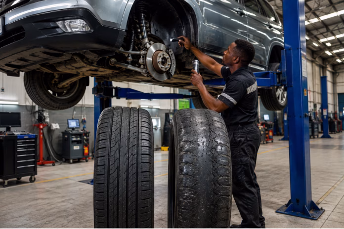 Poor Suspension Reduces Tyre Lifespan Significantly Discover how Poor Suspension accelerates tyre wear, reduces safety, and raises vehicle costs, making inspections essential
