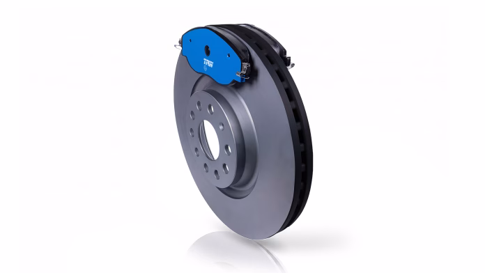 ZF showcases TRW DTEC low-emission brakes, recycled brake fluid and sustainable aftermarket solutions at Automechanika Frankfurt 2026.